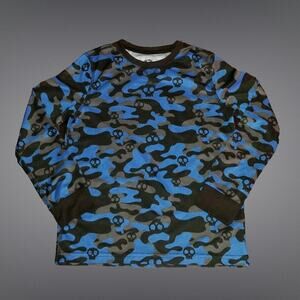 Boys Core Performance Camo & Skulls Thermal Long Sleeve Quick Dry Shirt 10/12